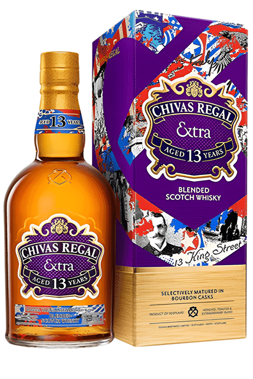 Chivas Regal Extra 13 year old bourbon cask blended Scotch whisky 1 litre bottle