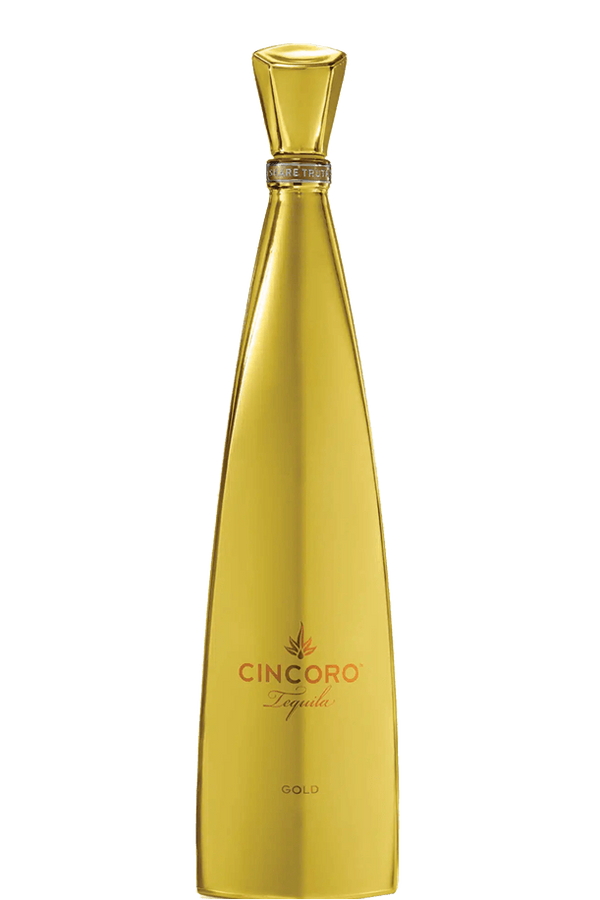Cincoro Gold aged Mexican tequila blend 700ml bottle