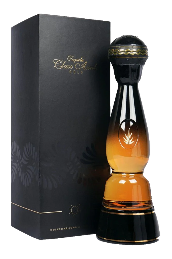 Clase Azul Gold joven Mexican tequila 700ml handmade decanter