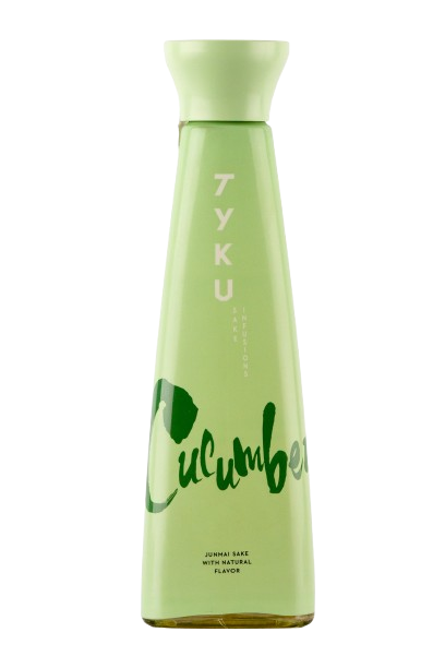 Cucumber infused Japanese junmai sake 330ml bottle