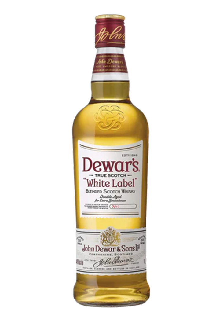 Dewar's White Label blended Scotch whisky 1 litre bottle