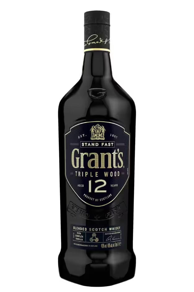 Grant's 12Yo Triple Wood Blended Scotch 70 CL