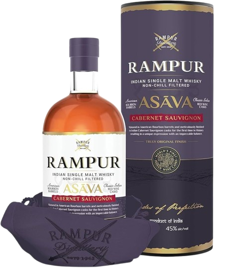 RAMPUR ASAVA SINGLE MALT WHISKY -75CL