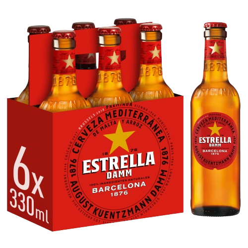 Estrella Damm Lager Bottle 33CL