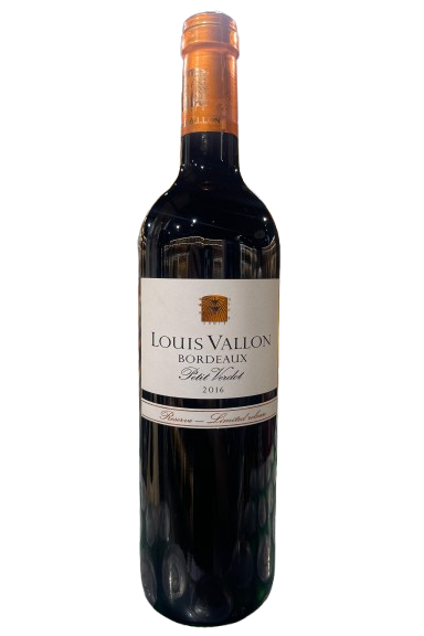Louis Vallon Bordeaux Petit Verdot Red 2016 75CL