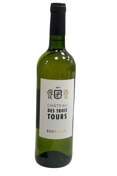 Chateau Des Trois Tours Bordeaux Blanc 2023 75CL