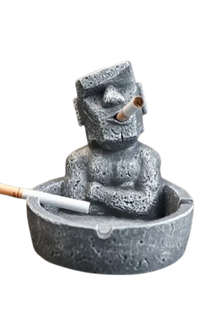 Funny Moai Statue Ashtray