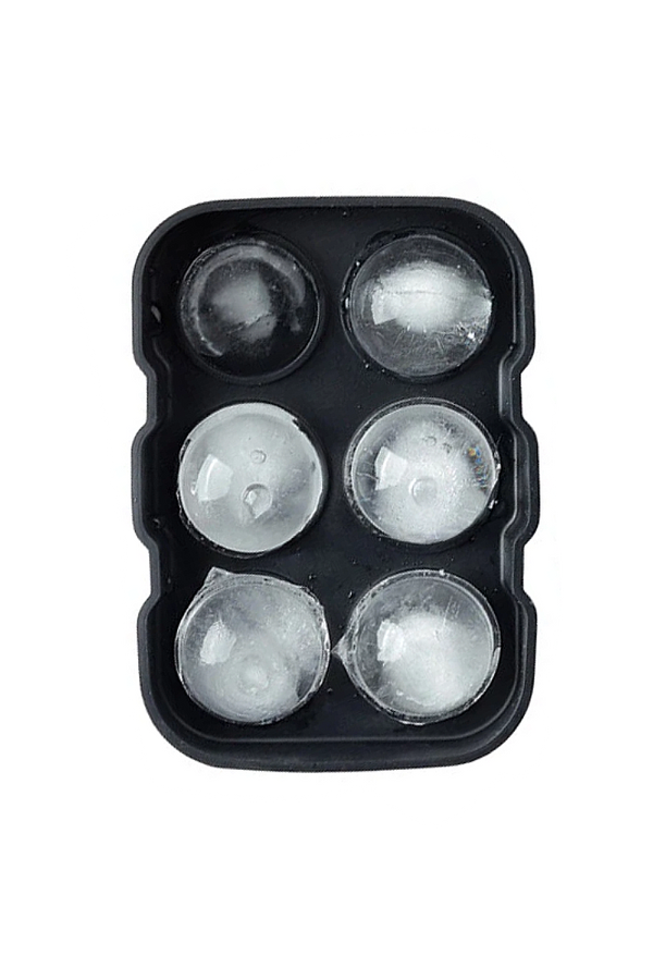 Ice cube tray oval shape black