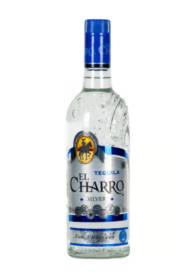 El Charro silver Mexican tequila 1 litre bottle