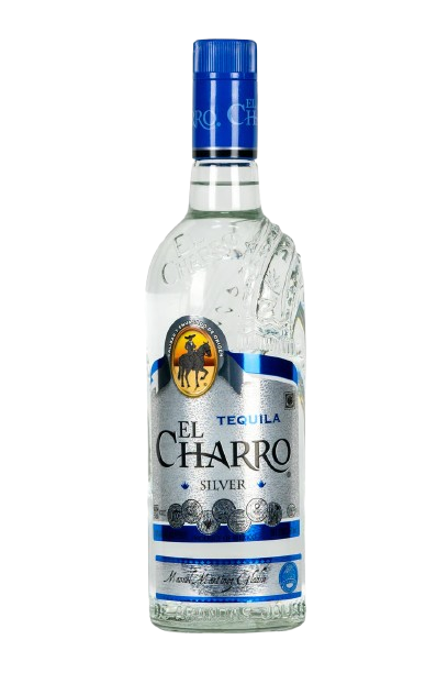 El Charro silver Mexican tequila 750ml bottle