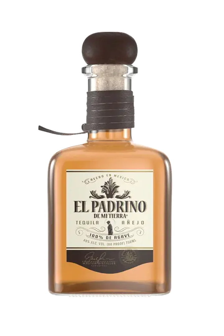 El Padrino De Mi Tierra Añejo Mexican tequila 750ml bottle