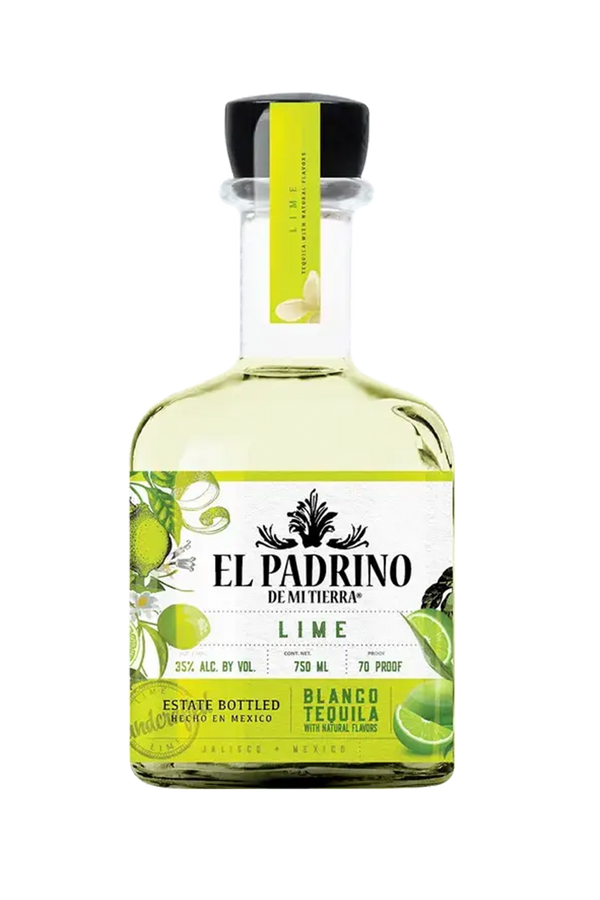 El Padrino De Mi Tierra lime flavoured blanco tequila 750ml bottle