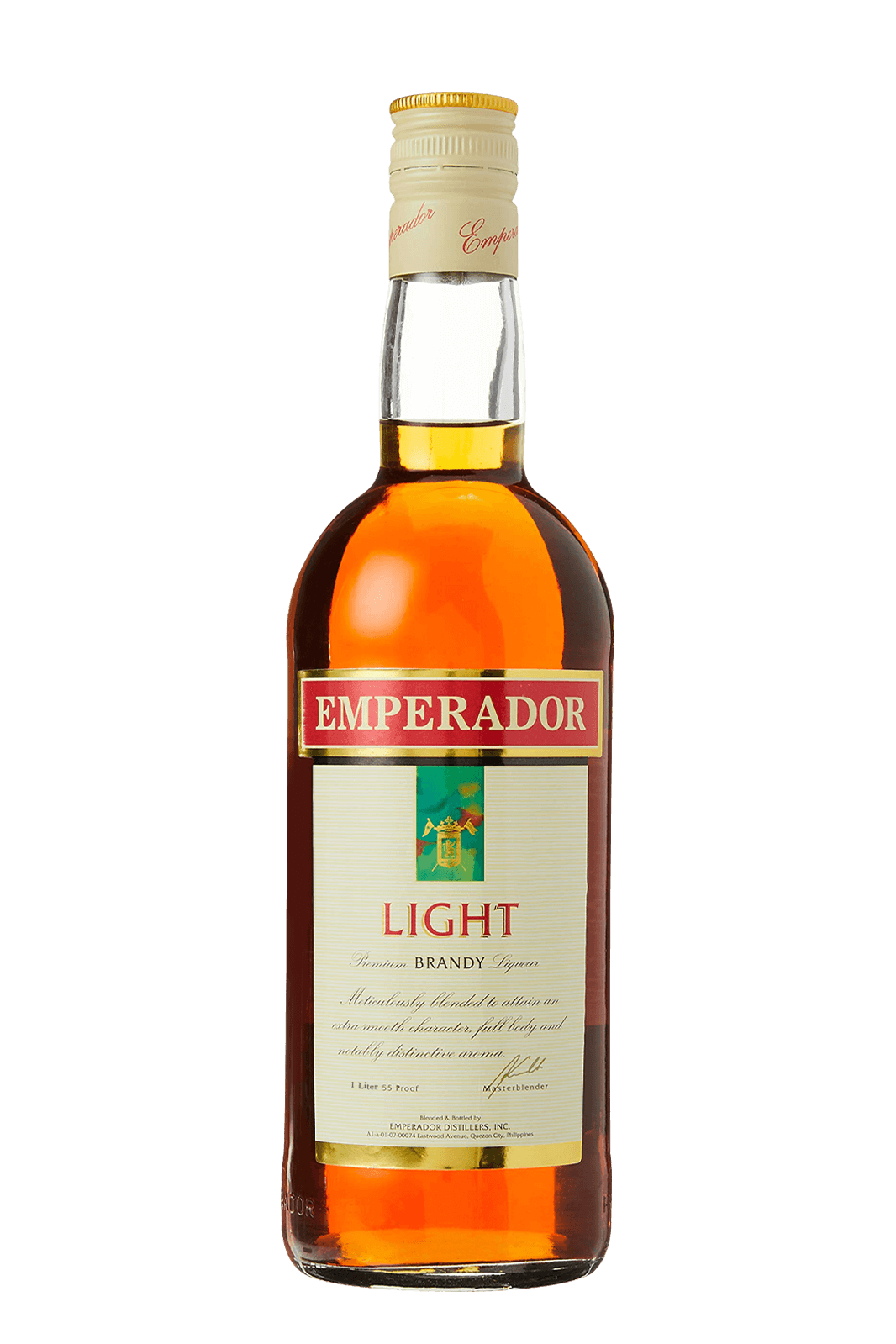 Emperador Light smooth brandy blend 1 litre bottle