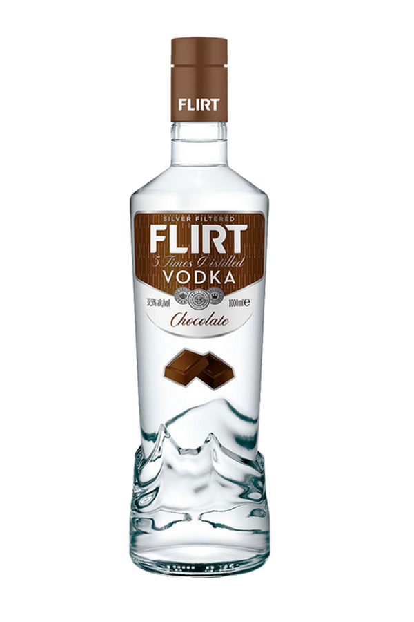 Flirt Chocolate flavoured Bulgarian vodka 1 litre bottle