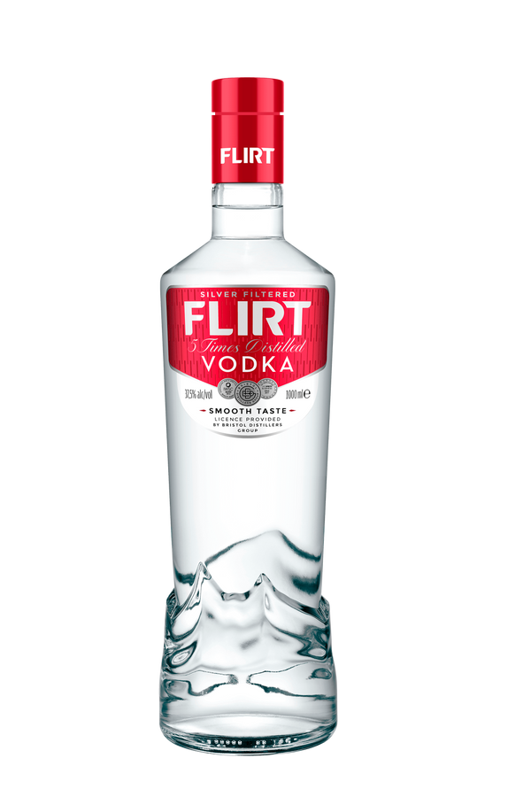 Flirt Bulgarian vodka 1 litre bottle