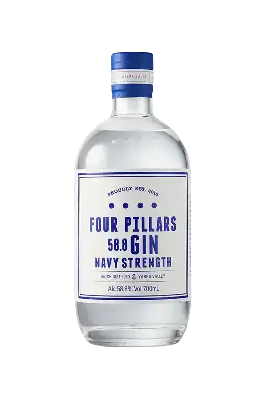 Four Pillars Navy Strength gin 58.8% ABV 1 litre bottle