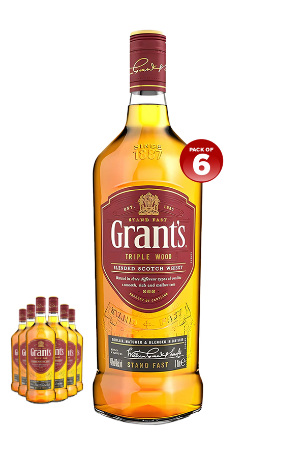 Grants Triple Wood Whisky 1L (PACK OF 6)