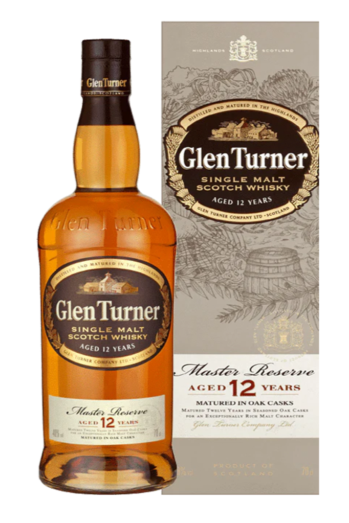 Glen Turner 12 year old single malt Scotch whisky 700ml bottle