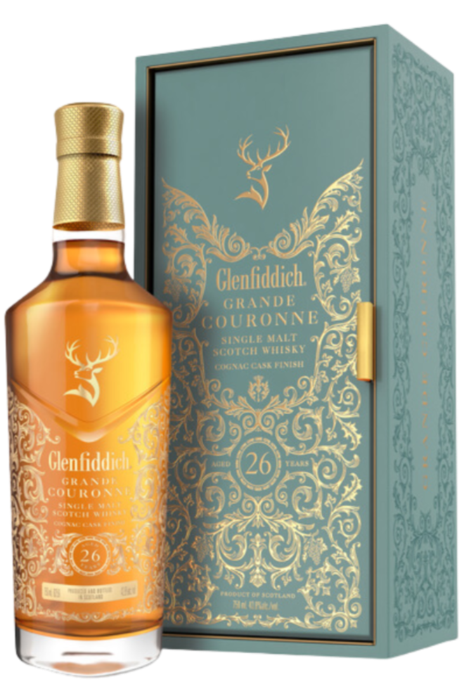 Glenfiddich 26 year old Grand Couronne single malt whisky 700ml bottle