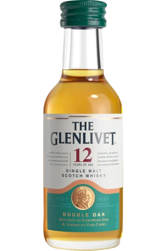 The Glenlivet 12 year old single malt Scotch whisky 50ml miniature bottle
