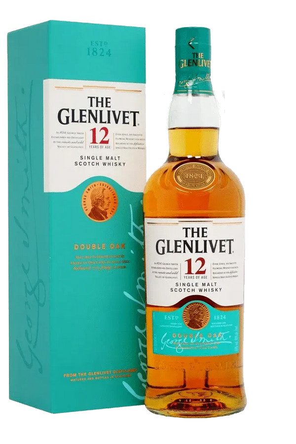 The Glenlivet 12 year old Speyside single malt Scotch whisky 1 litre bottle