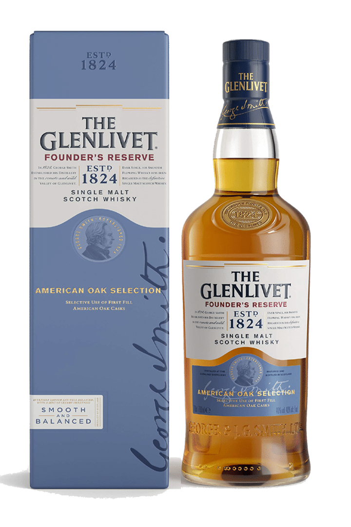 The Glenlivet Founder's Reserve Speyside single malt whisky 1 litre bottle