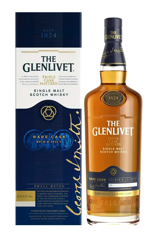 The Glenlivet Triple Cask Matured Rare Cask single malt whisky 1 litre bottle