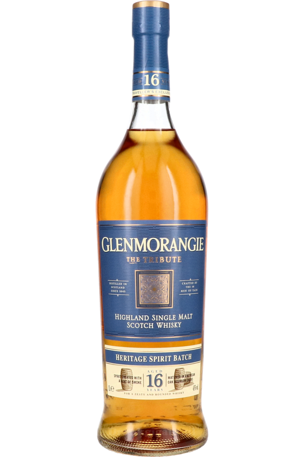 Glenmorangie The Tribute 16 year old Highland single malt whisky 1 litre bottle