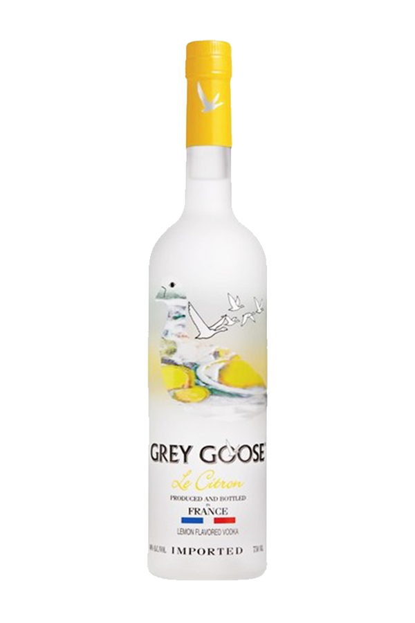Grey Goose Le Citron lemon flavoured French vodka 1 litre bottle