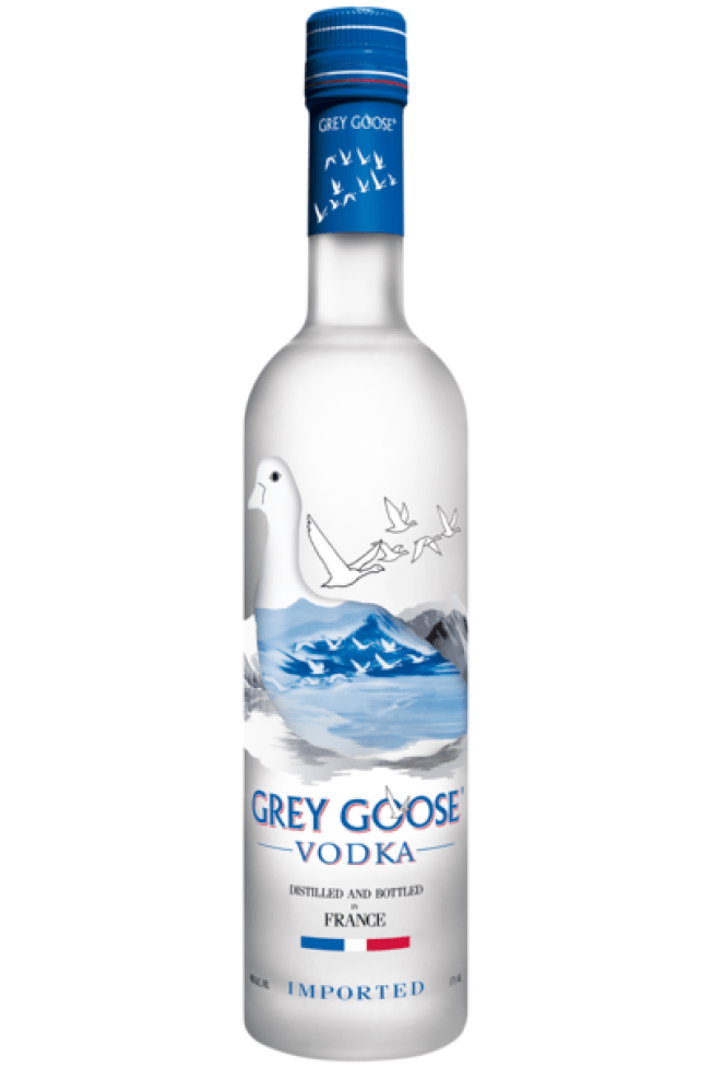 Grey Goose French wheat vodka 375ml half bottle