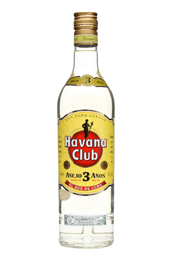 Havana Club Añejo 3 Años Cuban white rum 1 litre bottle