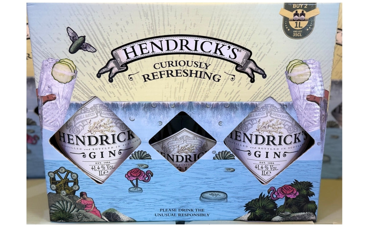 Hendricks Twin Pack + 35Cl +2X1Ltr