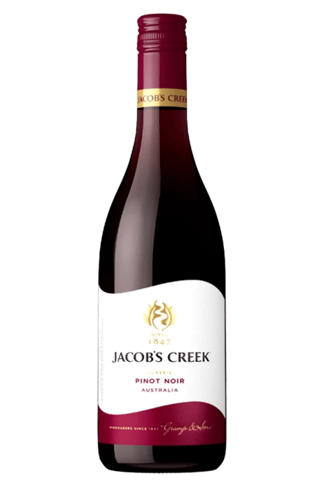 Jacob's Creek Classic Pinot Noir 2024 Australian Pinot Noir red wine 750ml glass bottle