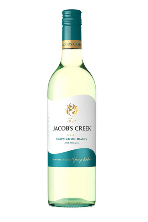 Jacob's Creek Classic Sauvignon Blanc 2024 Australian Sauvignon Blanc white wine 750ml glass bottle