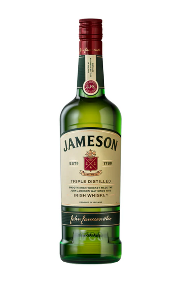 Jameson blended Irish whiskey 1 litre green bottle