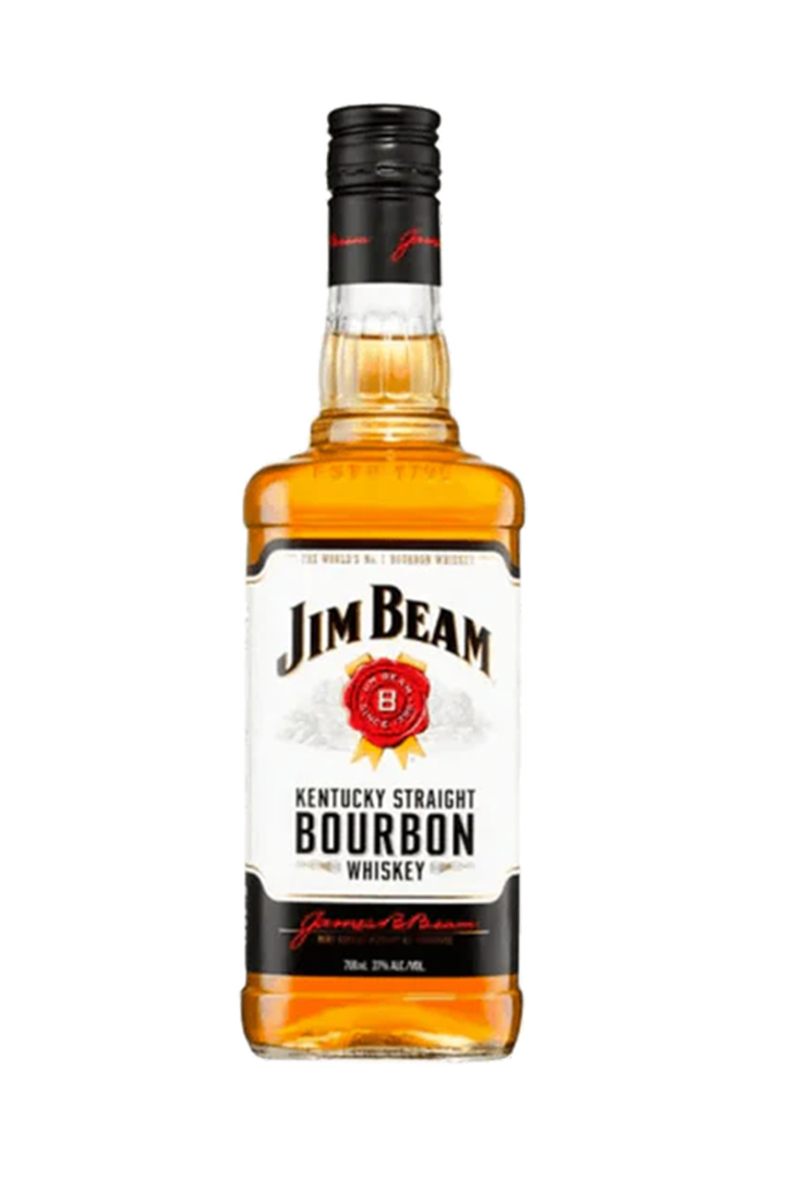 Jim Beam White Label Kentucky straight bourbon 750ml bottle