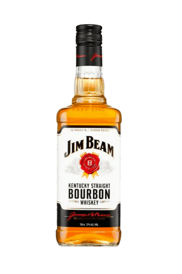 Jim Beam White Label Kentucky straight bourbon 750ml bottle