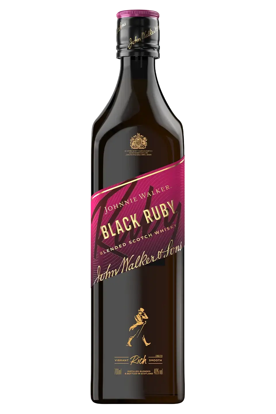 Johnnie Walker Black Ruby blended Scotch whisky 1 litre square bottle