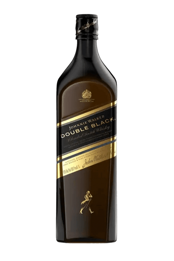 Johnnie Walker Double Black blended Scotch whisky 1 litre square bottle
