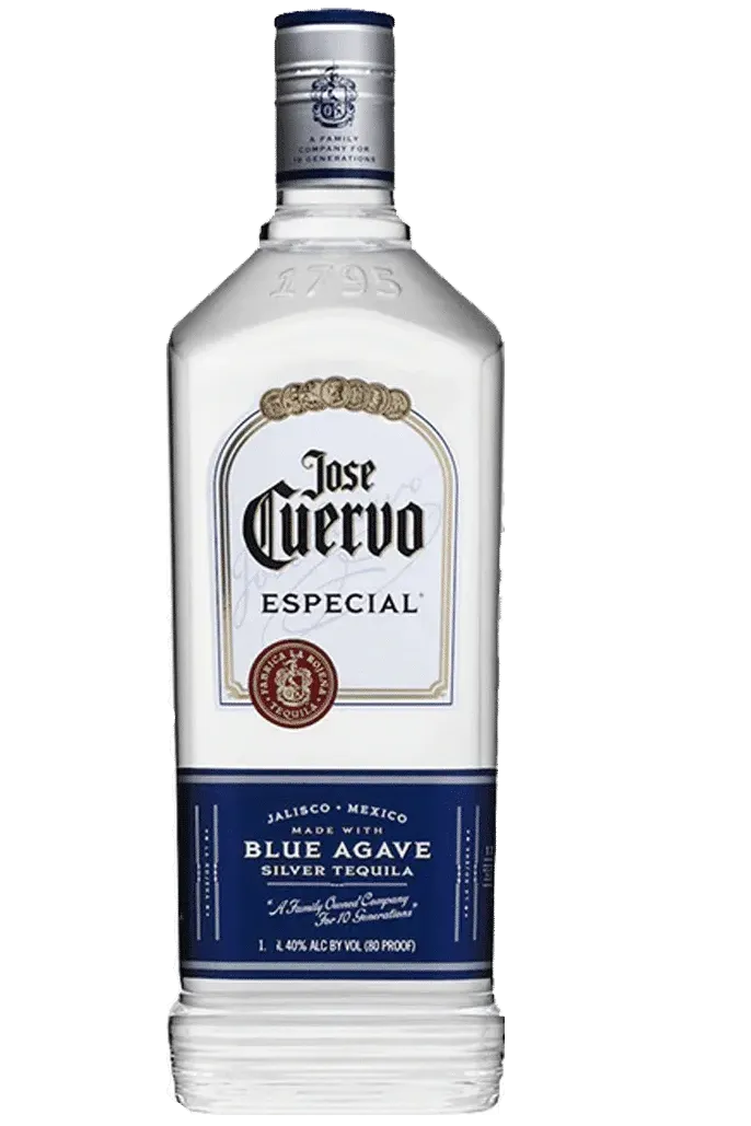 Jose Cuervo Especial Silver Mexican tequila 1 litre bottle