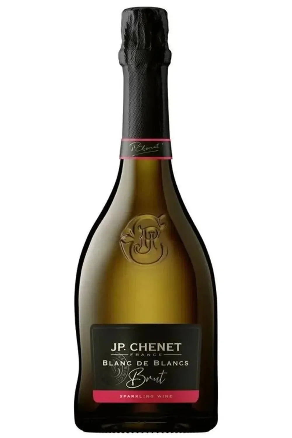 JP Chenet Blanc de Blancs brut French sparkling wine 750ml curved-neck bottle