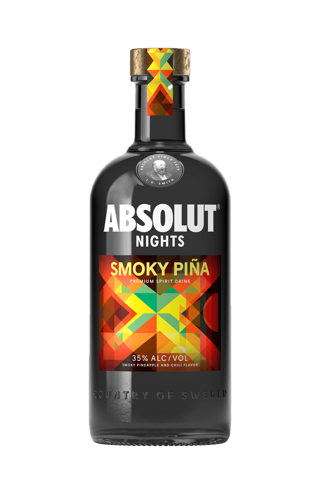 Absolut Vodka Smokey Pina 70CL