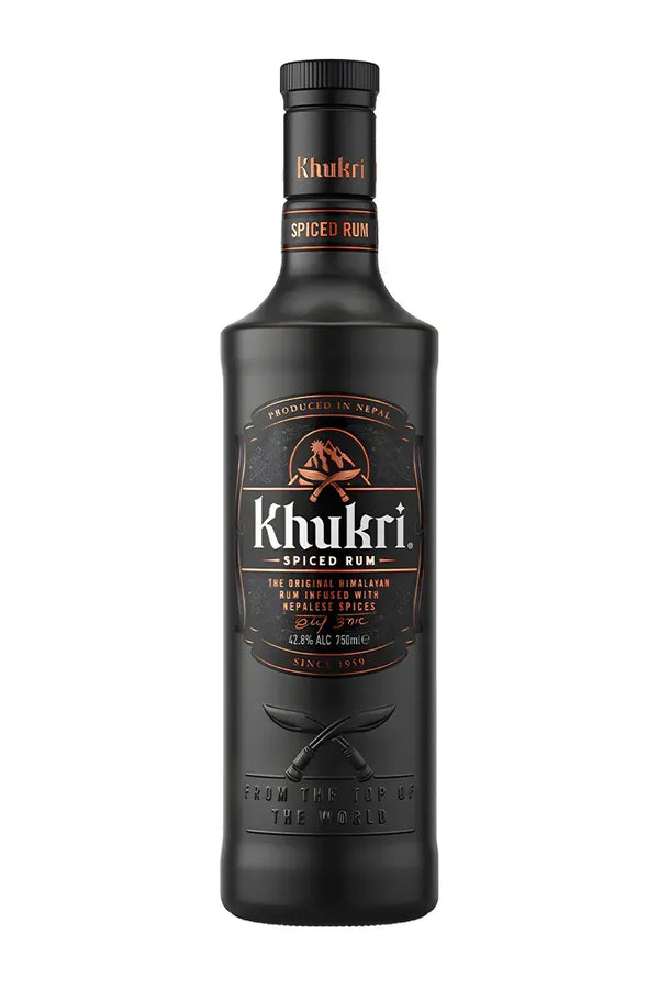 Khukri Spiced Nepalese rum 750ml bottle