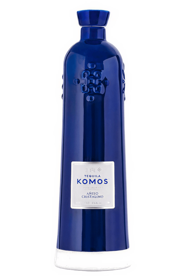 Komos Añejo Cristalino Mexican tequila 750ml white ceramic bottle