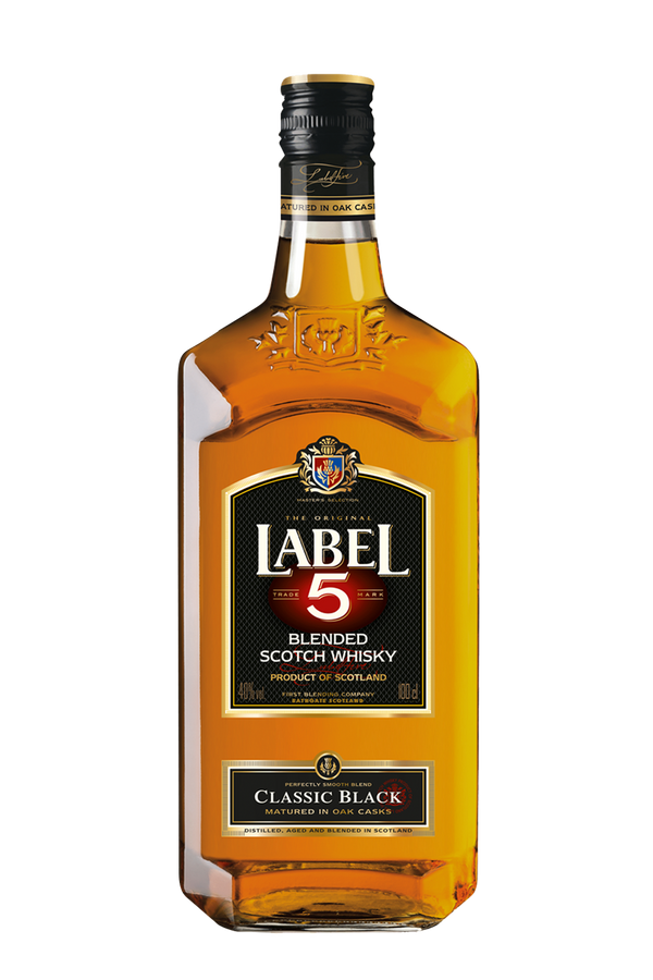 Label 5 blended Scotch whisky 1 litre bottle