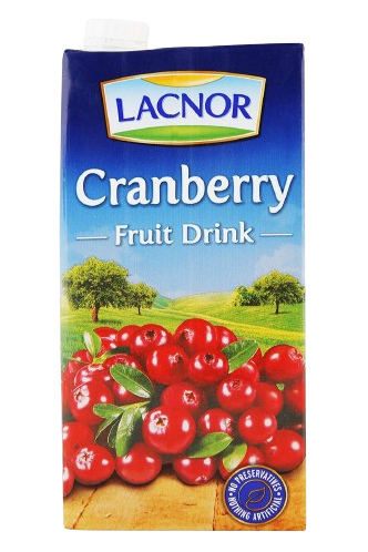 Lacnor cranberry juice drink 1 litre pack