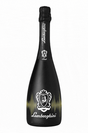 Lamborghini DJ edition Brut Italian sparkling wine 750ml light-up party bottle
