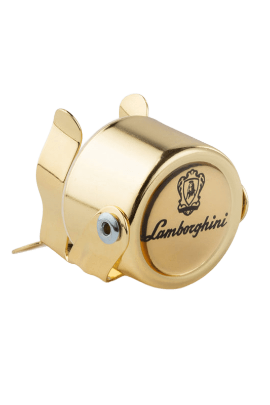 Lamborghini gold sparkling wine bottle stopper