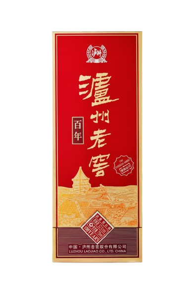 Luzhou Laojiao Bainian Chinese baijiu 52% ABV 750ml bottle