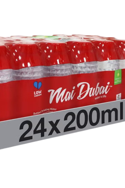 Mai Dubai drinking water 200ml plastic bottle